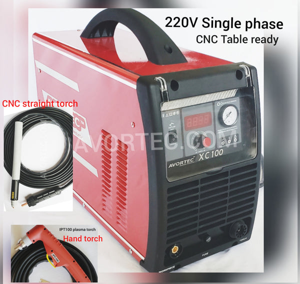 AVORTEC 220V 100AMP XC100 plasma cutter,CNC table ready