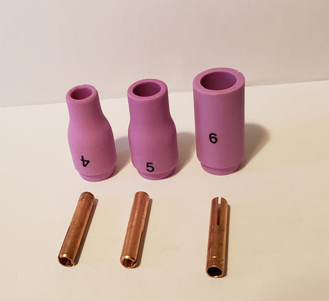 Tig mini head consumables