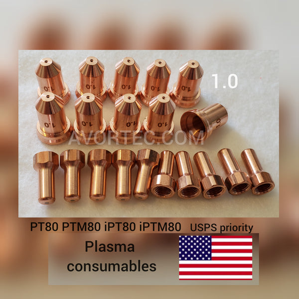 PT80, PTM80, IPT80, IPTM80 plasma cut consumables package deals