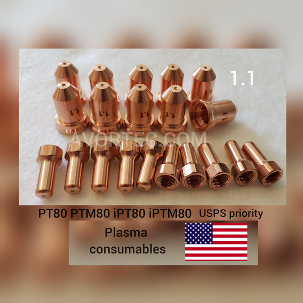 PT80, PTM80, IPT80, IPTM80 plasma cut consumables package deals
