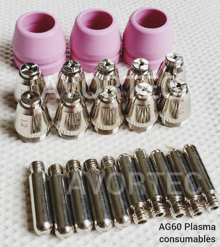 AG60 plasma cut consumables