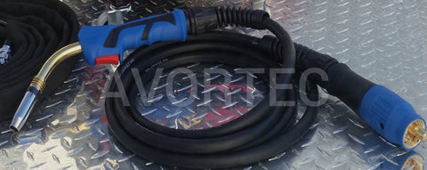 MIG line feed torch air cooled