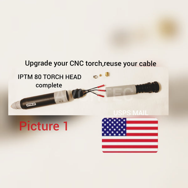 Plasma torch IPTM80/PTM80 old style blowback torch head.