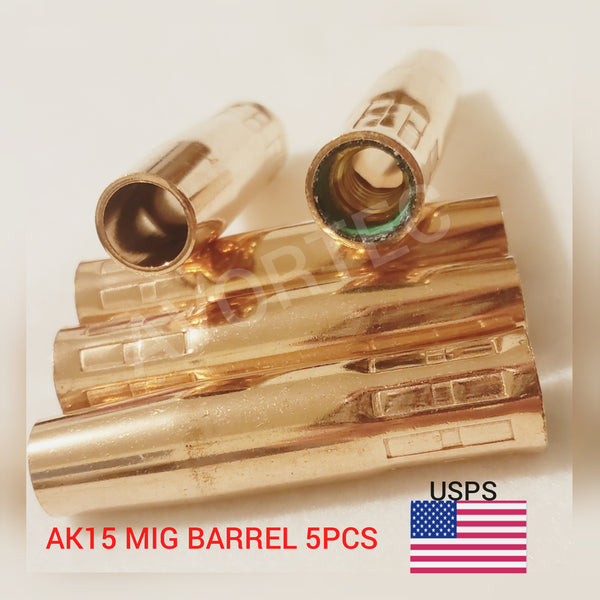 MIG Welding Torch Consumables Nozzle / Barrels MB 15AK for Binzel