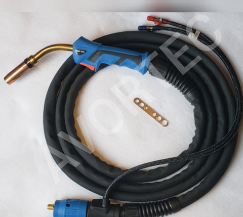MIG line feed torch water cooled