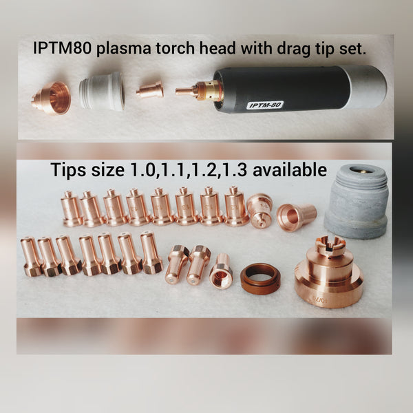 Plasma torch IPTM80/PTM80 blowback torch replacement head