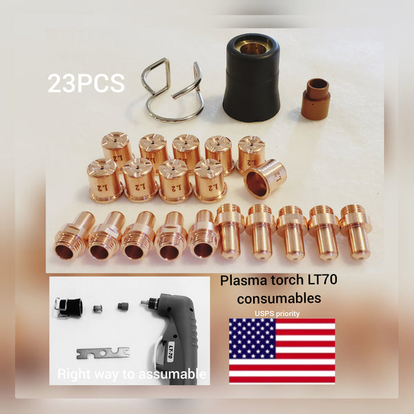 Plasma torch LT70 straight torch for CNC