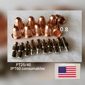 Plasma consumables nozzles,tips for IPT60,IPT40,IPT25